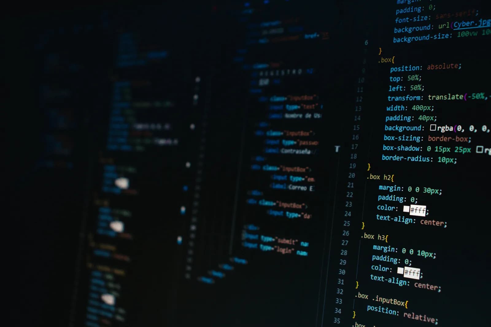 Lines of code on a dark screen, evoking open-source dictation software