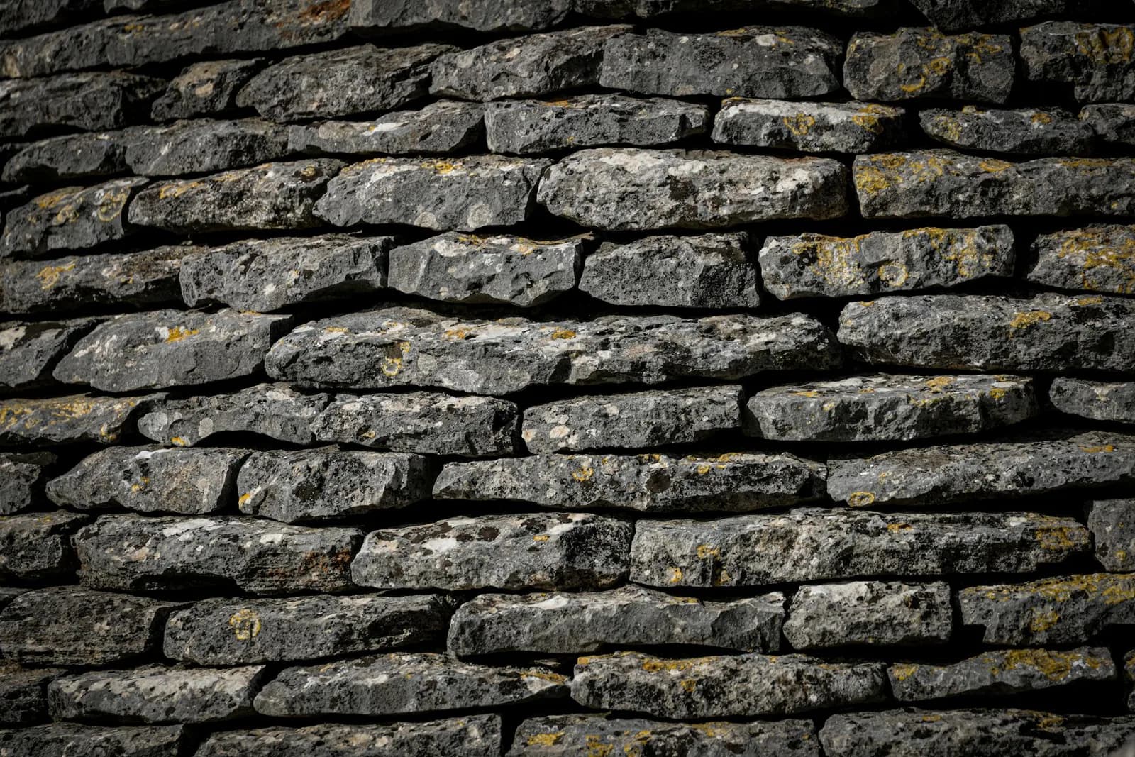 A solid brick wall in low light, used as a metaphor for the free-tier word cap that arrives early